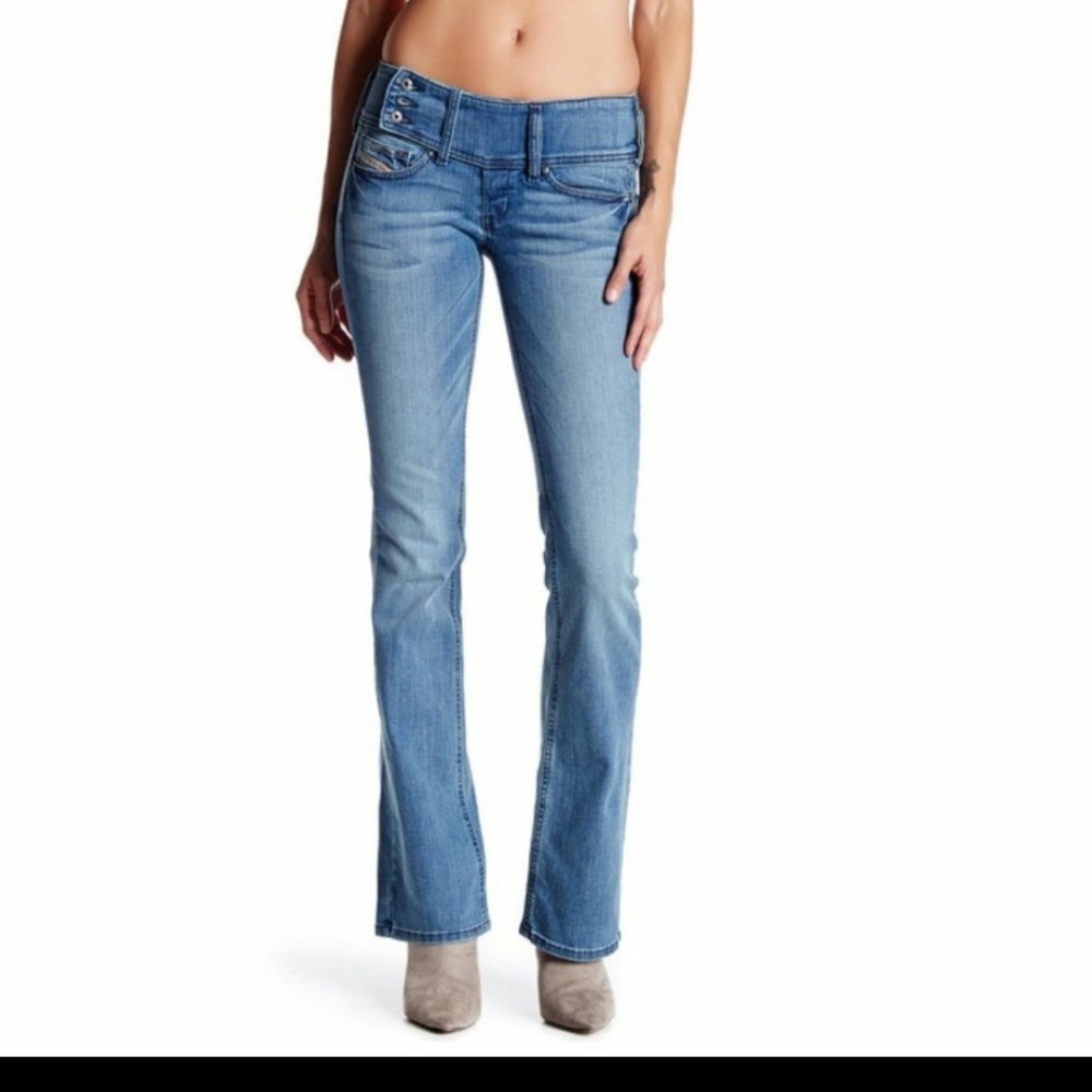 Diesel Women's Blue Boot Cut Jeans